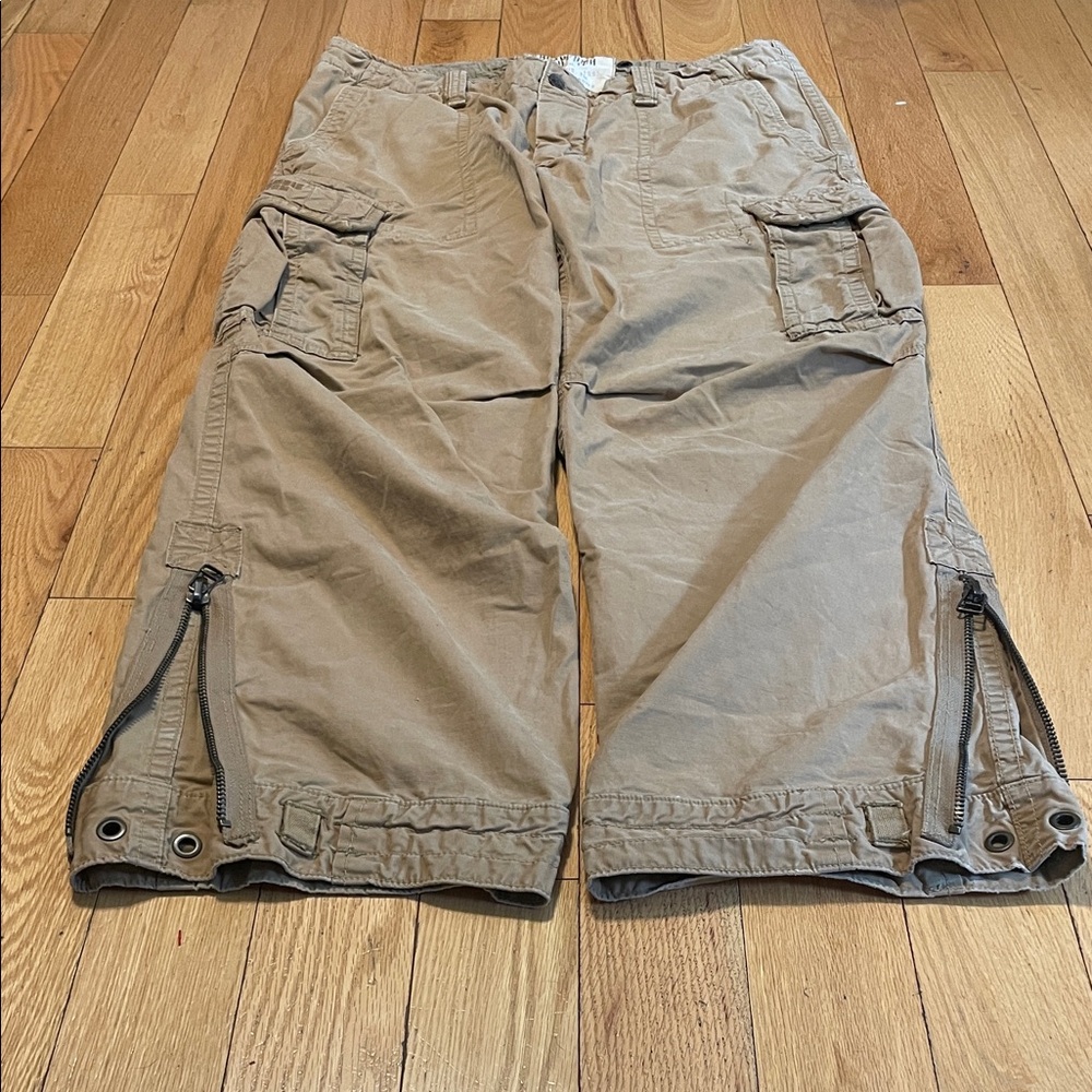 Super baggy tan cargo pants
